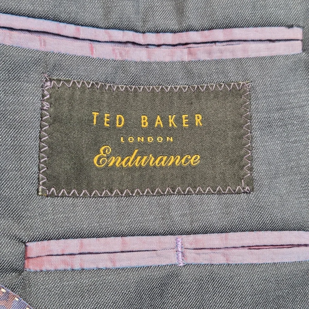 Ted Baker London Endurance Jarrett‎ Sport Coat Slate Blue Blazer Size 42L